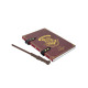 Set Carnet de Notes Harry Potter Poudlard et Stylo Baguette Magique