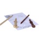 Set Stylo et Crayon Baguettes Magiques Harry Potter et Voldemort