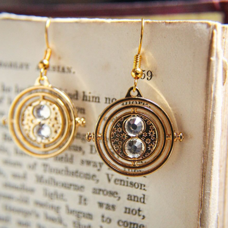 Boucles d'Oreilles Harry Potter Retourneur de Temps