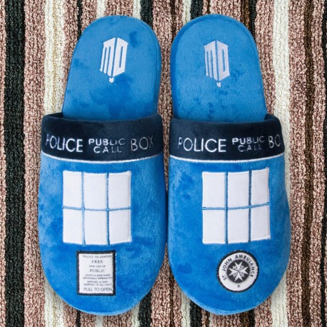 Chaussons Tardis Dr Who