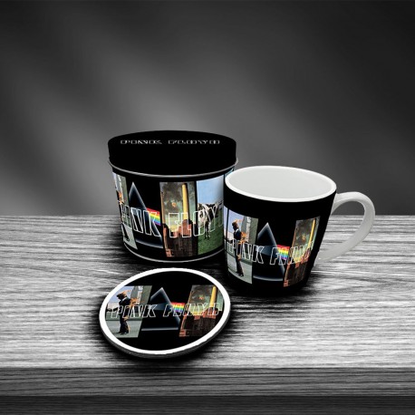 Boîte Cadeau Pink Floyd avec Mug et Sous-Verre