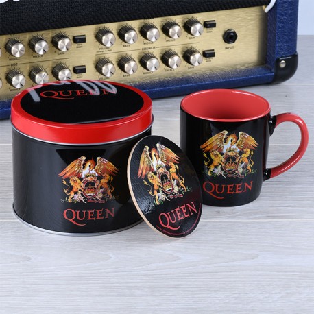 Boîte Cadeau Queen avec Mug et Sous-Verre