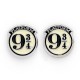 Boucles d'Oreilles Harry Potter - Lot de 3 - Quai 9 3/4, Reliques de la Mort et Hedwige