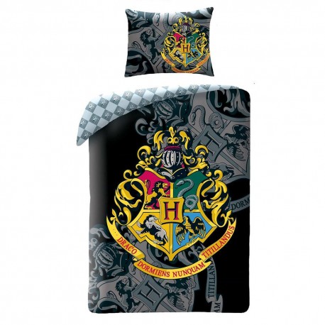 Parure de Lit Harry Potter Blason Poudlard