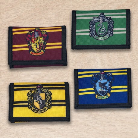 Portefeuille Harry Potter Nylon Maisons Poudlard