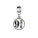 Pendentifs Charm Harry Potter - Quai 9 3/4, Poudlard Express et Ticket Train