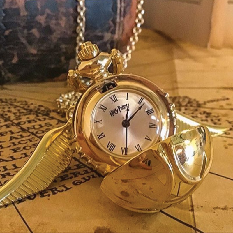 Pendentif Harry Potter Doré Retourneur de Temps sur Cadeaux et