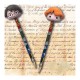 Set 2 Crayons Harry Potter Chibi avec Gommes