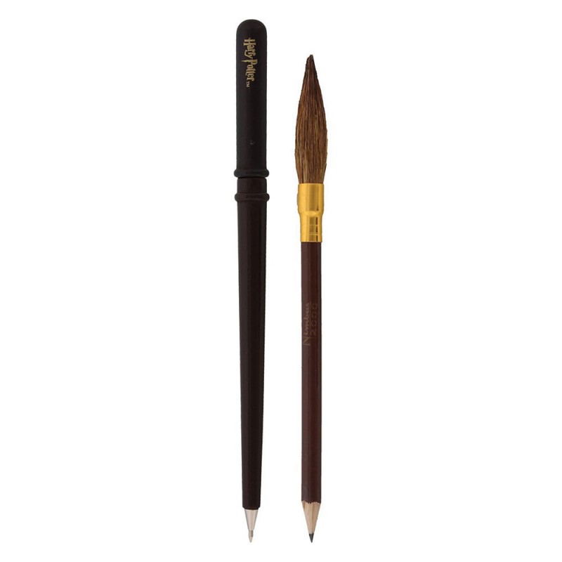 Set stylo et crayon Harry Potter baguettes magiques sur Cec Design