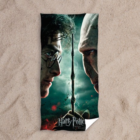 Serviette Harry Potter vs Voldemort