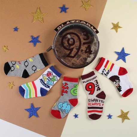 Pack de 9 lots de 5 Chaussettes Harry Potter Bébés