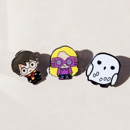 Badge Luna Lovegood Chibi Harry Potter