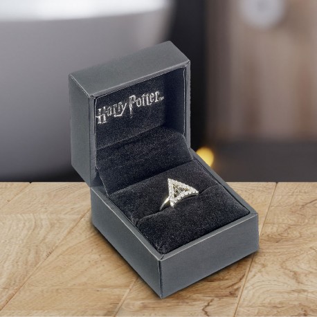 Bague Harry Potter Reliques de la Mort Argent et Cristaux