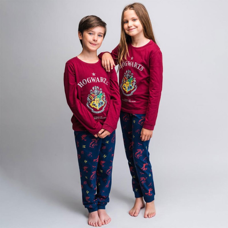 Lot de 8 pyjamas Harry Potter Poudlard Manches Longues sur Cec Design