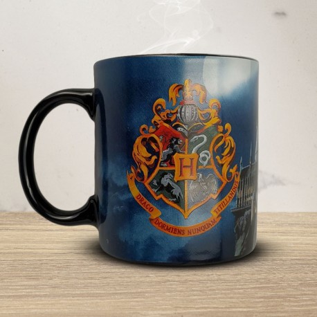 Mug Bleu Harry Potter Blason Poudlard