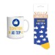 Coffret Mug et Chaussettes Fantaisie