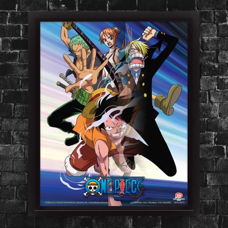 Cadre One Piece Personnages Effet Animé 3D
