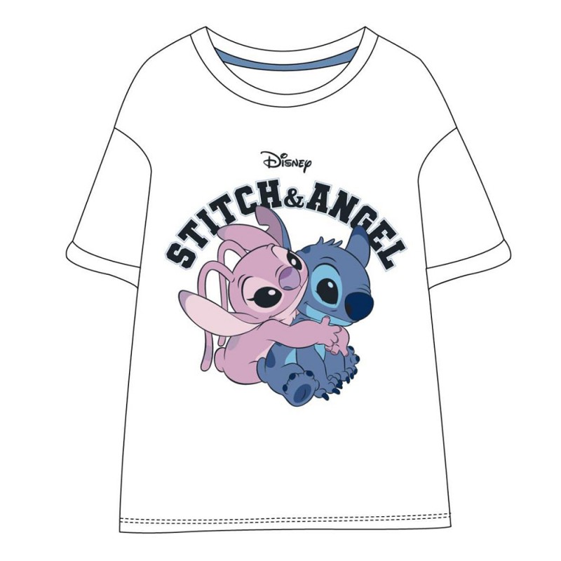T-Shirt Stitch & Angel Disney Adulte - Lot de 12 sur Cec Design