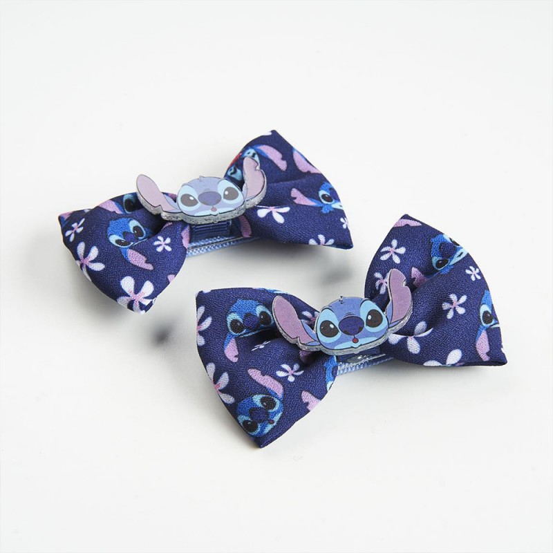 Lot de 2 Pinces à Nœuds Stitch Disney sur Cec Design