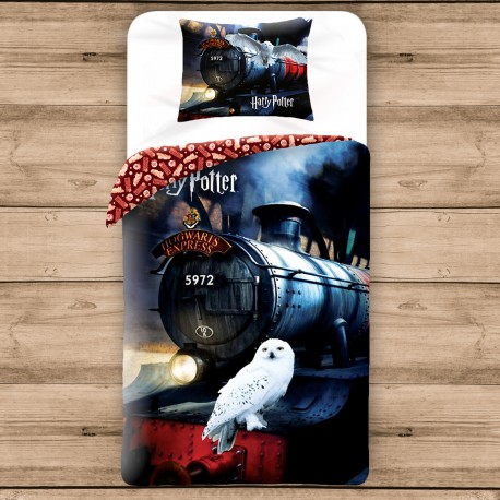 Parure de Lit Harry Potter Hedwige / Poudlard Express