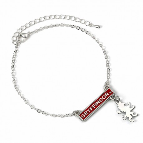 Bracelet Harry Potter Barre Maison Poudlard et Breloque