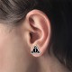 Boucles d'Oreilles Harry Potter Reliques de la Mort