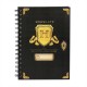 Carnet Spirales Harry Potter Poudlard Noir et Or