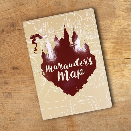 Carnet de Notes Flex Harry Potter Carte du Maraudeur