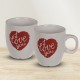 Duo de 2 Tasses I Love You