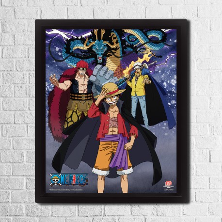 Cadre One Piece - Land of Wano Effet Animé 3D