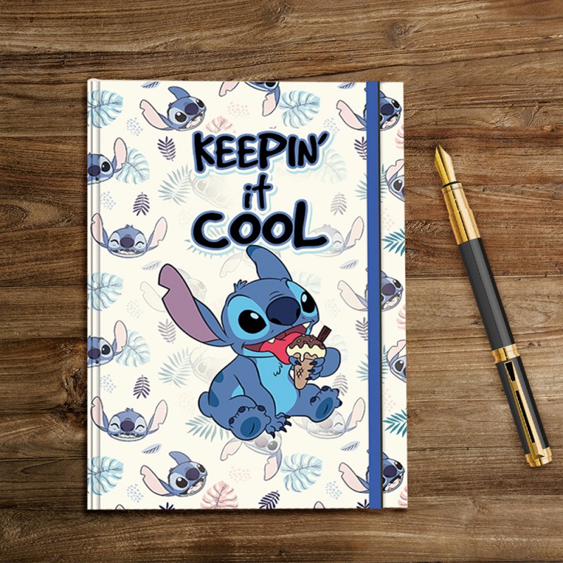 Carnet de Notes A5 Stitch Disney - Keepin' It Cool sur Cec Design
