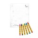 Set 500 Pièces Coloriage, Crayons de Couleur & Stickers