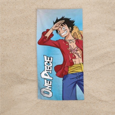 Serviette de Plage One Piece - Monkey D. Luffy