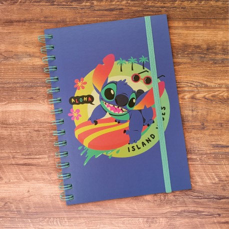 Cahier Carnet Stitch disneyland paris disney Papeterie Notebook Journal  Intime