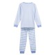 Pyjama Long Stitch Love Disney Bleu Rayé Enfant - Lot de 12