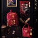 Sac Lunch Bag Velours Harry Potter Maisons Poudlard