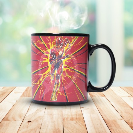 Mug Thermoréactif The Flash Noir et Rouge