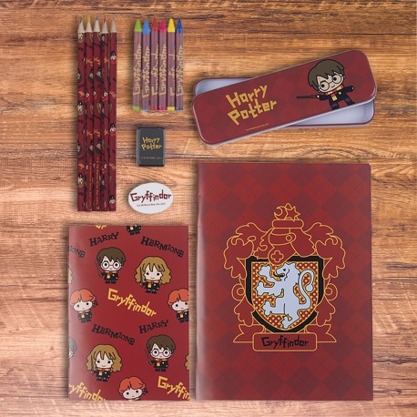 Set Papeterie Scolaire Harry Potter Chibi