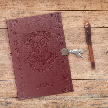 Set Journal Intime Harry Potter Poudlard avec Stylo Magique Invisible UV