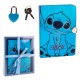 Carnet Secret Stitch Disney avec Cadenas Cœur