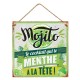 Plaque Métallique Mojito