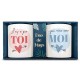 Coffret Duo de Mugs Toi & Moi