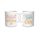 Coffret Duo de Mugs Maman Formidable & Papa Génial