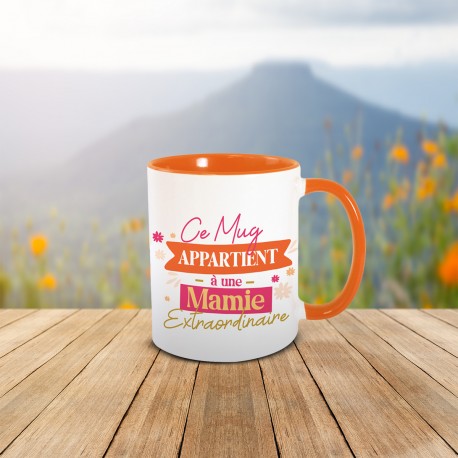 Mug Orange Mamie Extraordinaire