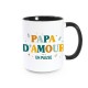 Mug Noir Papa d'Amour en Pause