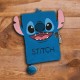 Carnet Secret Stitch 3D Disney Fourrure Bleue et Pompon