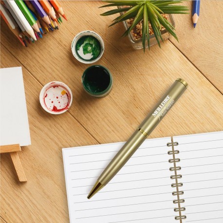Stylo Meilleure Maîtresse Doré à Encre Noire