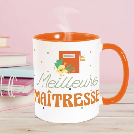 Mug Orange Meilleure Maîtresse
