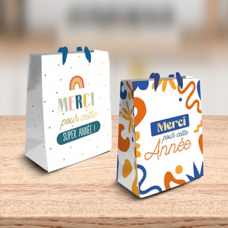 Sac Cadeaux Multicolore Merci pour cette Année