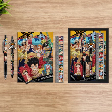Coffret de Papeterie Manga One Piece 5 Pièces